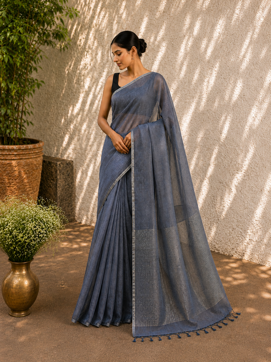 Handloom Linen - Gray