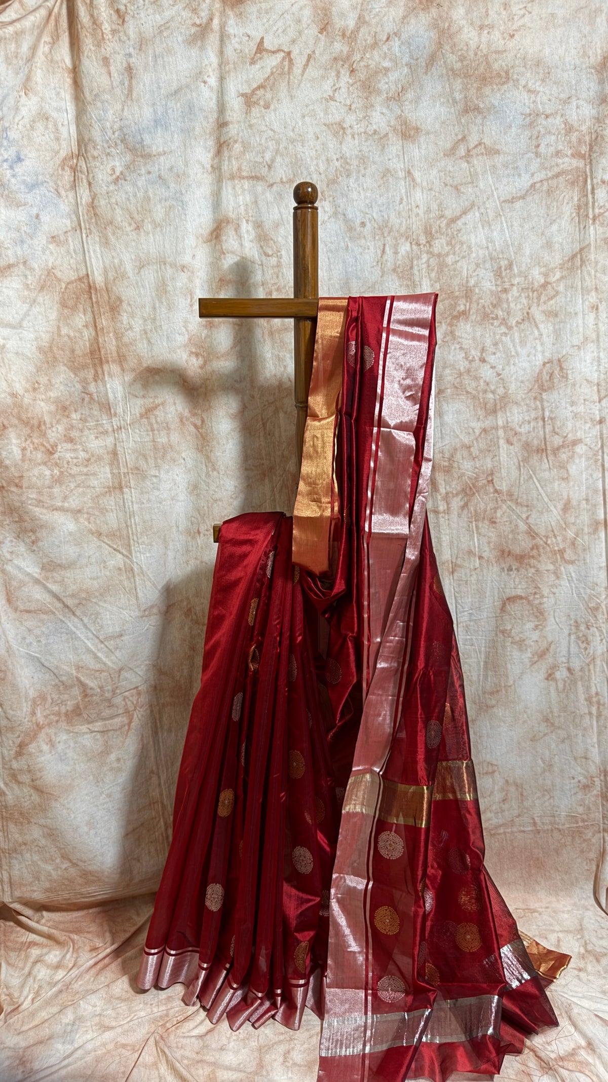 Ganga Jamuna Border Pure Silk Chanderi