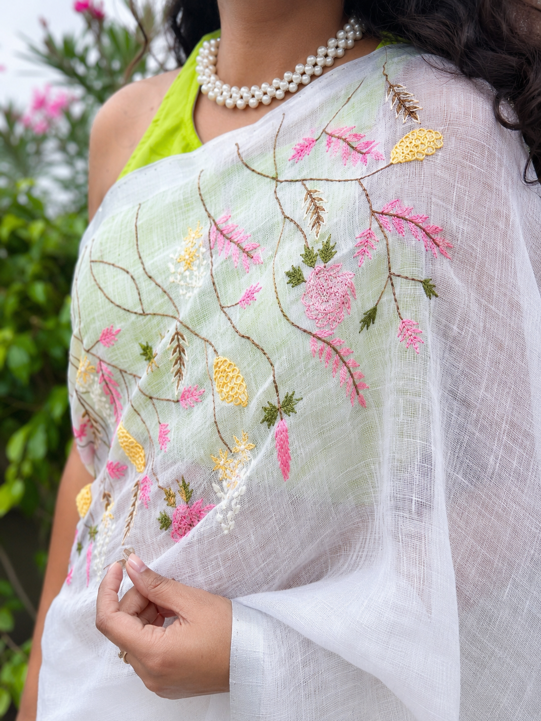 Kanchan Linen Saree