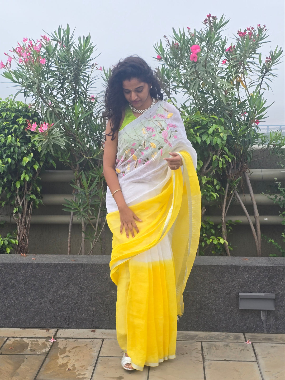 Kanchan Linen Saree