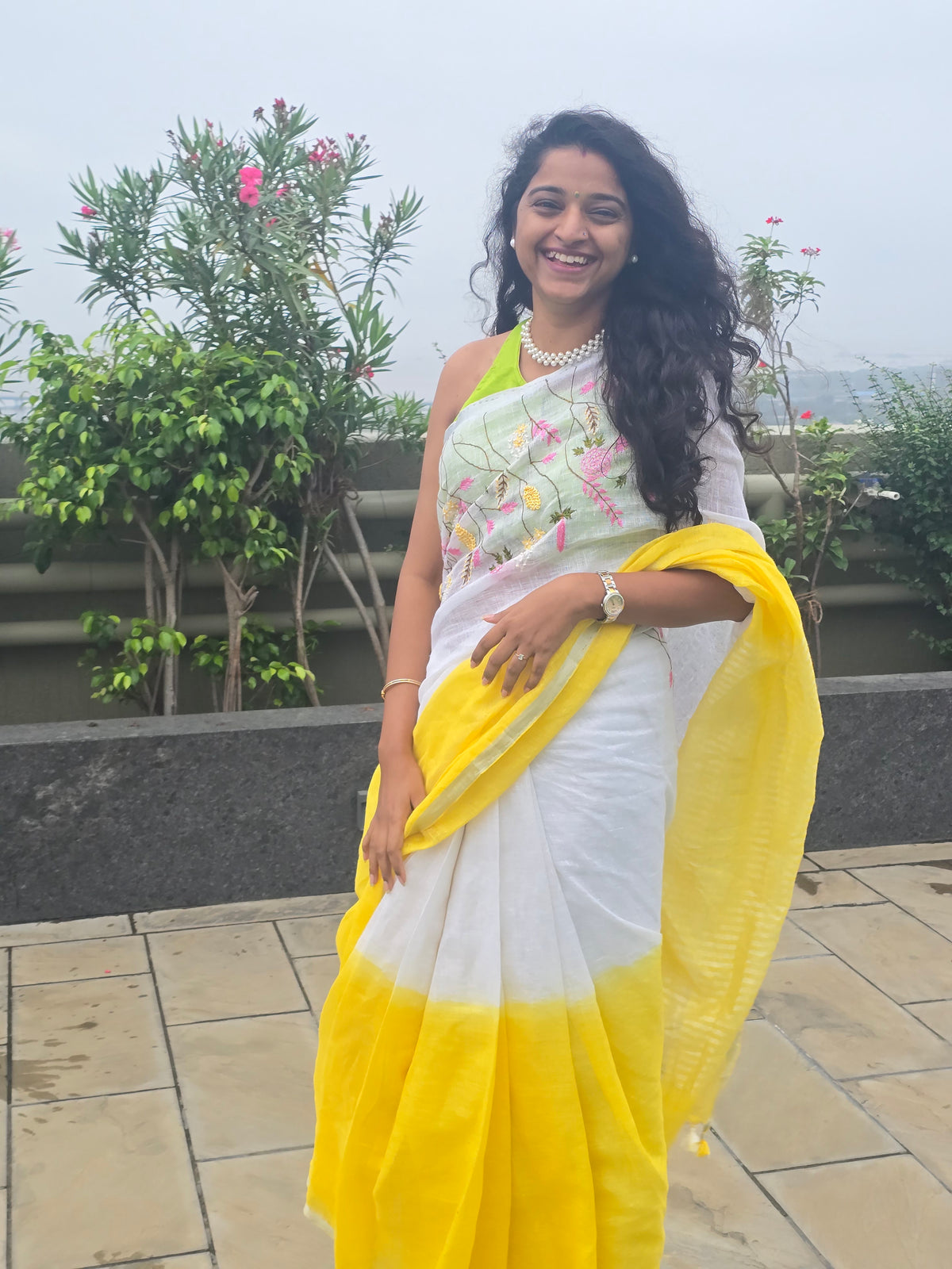 Kanchan Linen Saree