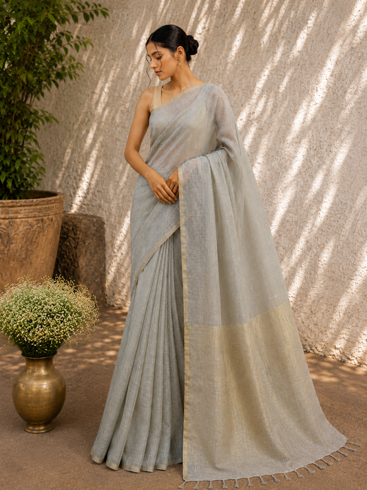 Handloom Linen - Sage Green