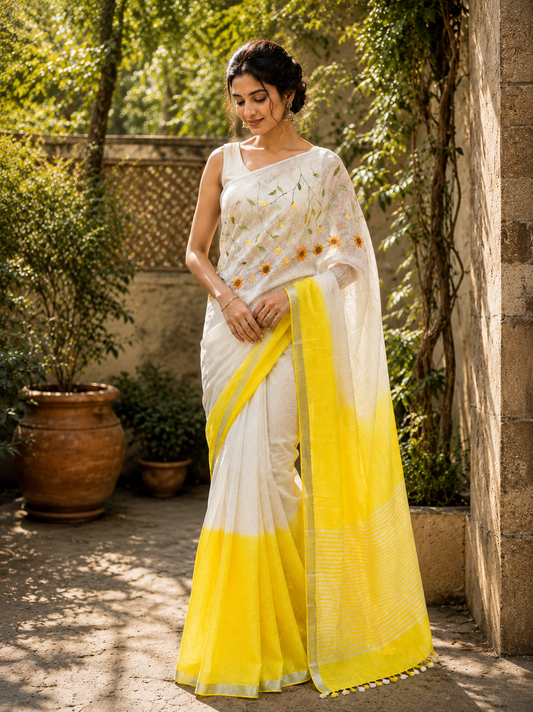Sunflower Linen - Yellow